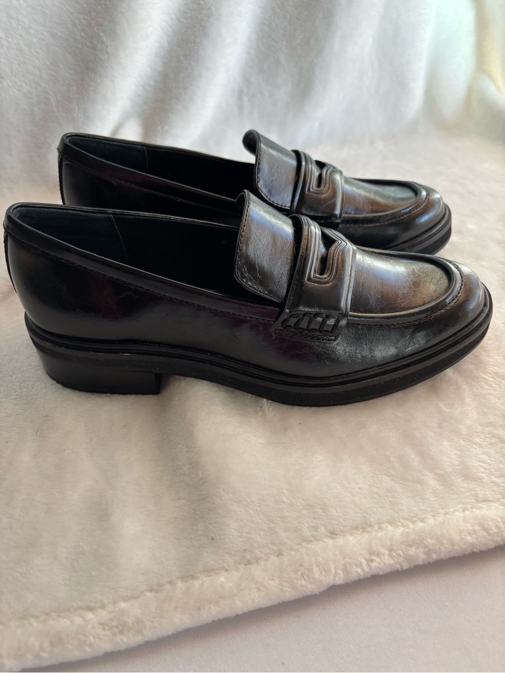 Open Edit Collier Penny Loafer (Women) Size 8.5 Black